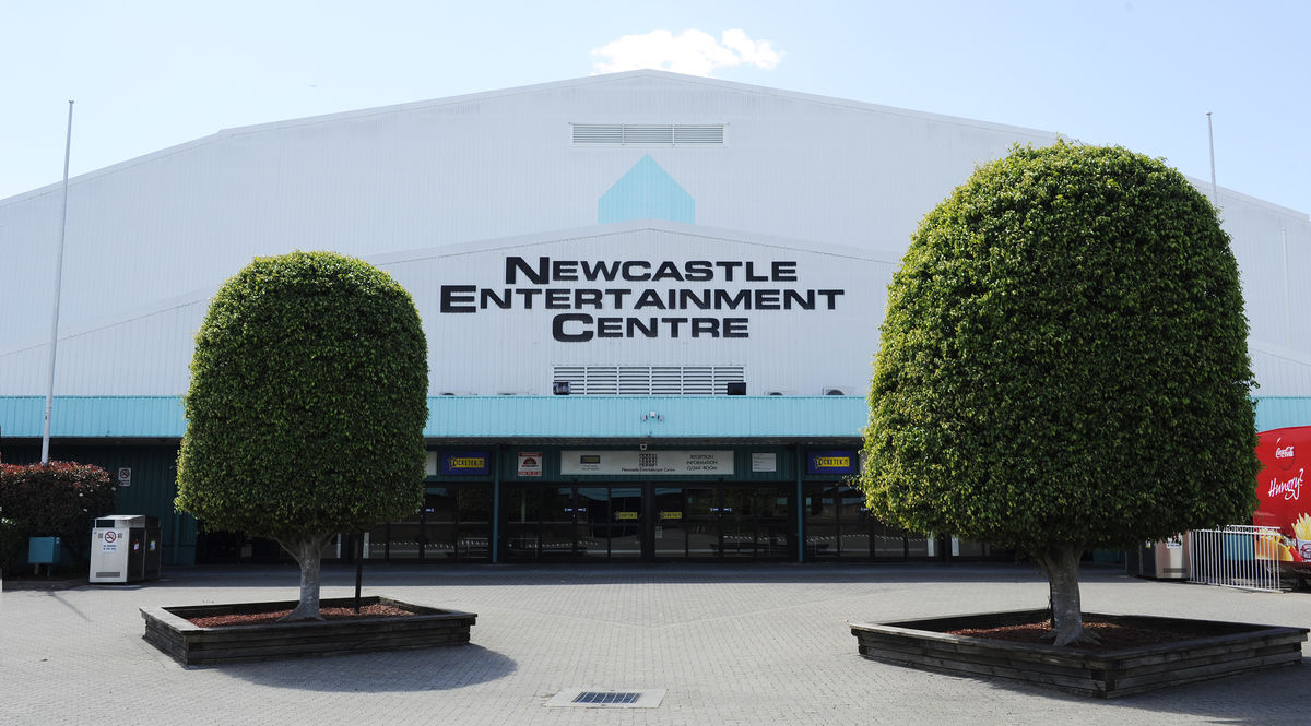 Exterior image of Newcastle Entertainment Centre