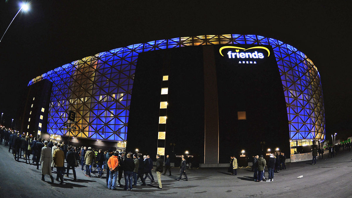 Exterior image of Friends Arena