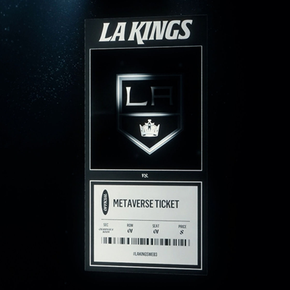 LA Kings Commemorative NFT (sample image) (Photo: Business Wire)