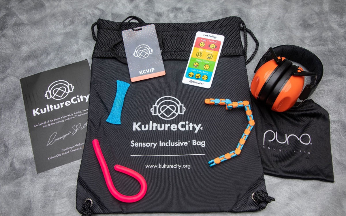 Sensory bags, equipped with noise canceling headphones, fidget tools, verbal cue cards, and weighted lap pads, will be available to all guests at Crypto.com Arena