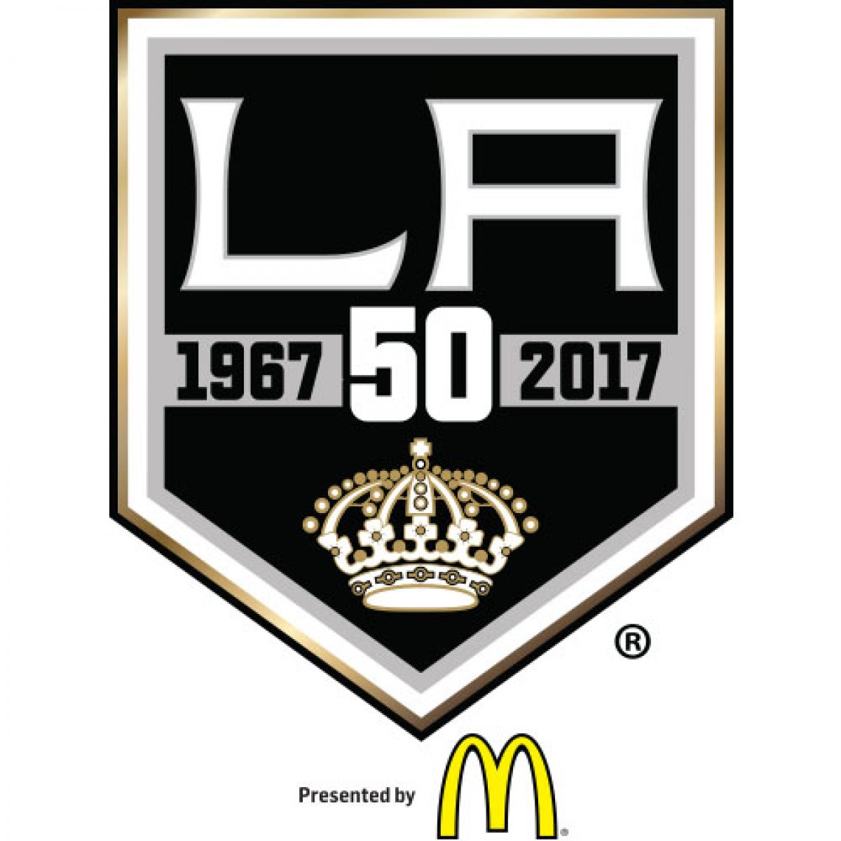 LA Kings 50th anniversary logo