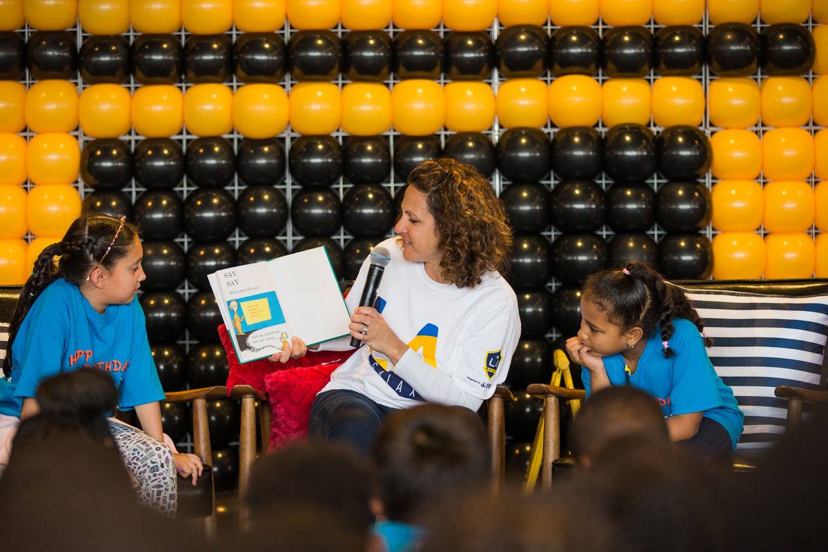 Book Reading with the LA Galaxy