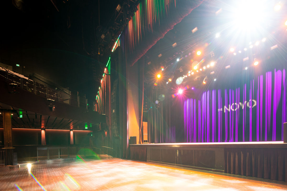 Interior image of the Novo with no guests