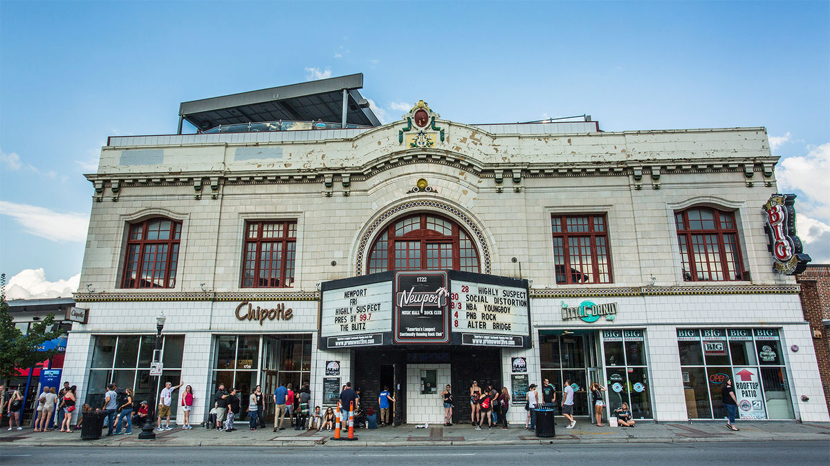 Newport Music Hall Exterior