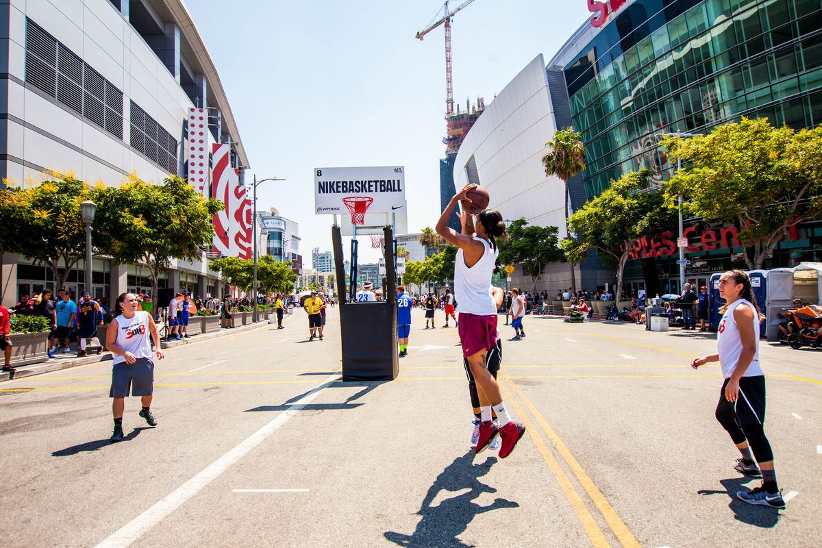 Nike Basketball 3ON3 Tournament at L.A. LIVE celebrates its 10th Anniversary August 3-5, 2018 (Photo: Business Wire)