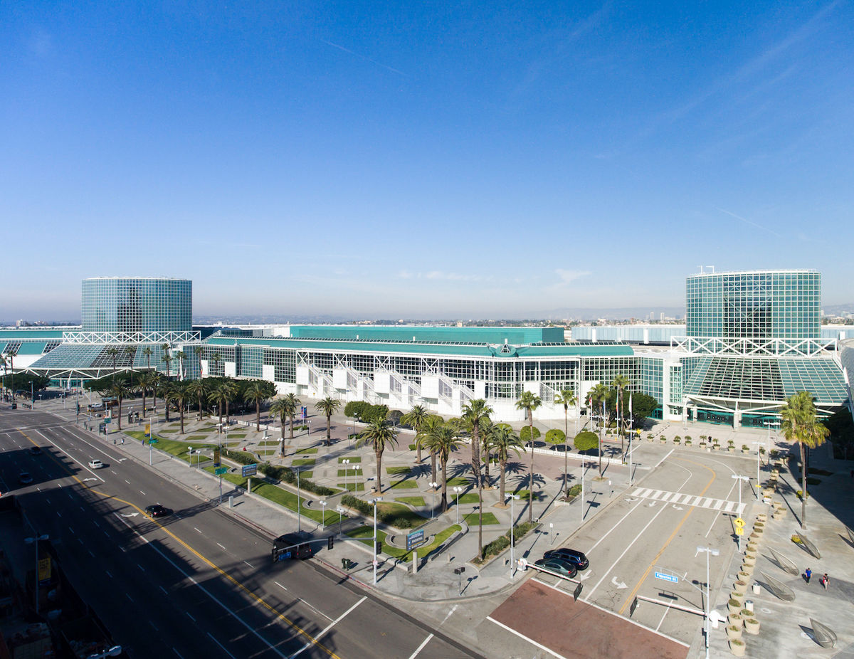 The Los Angeles Convention Center in downtown Los Angeles.