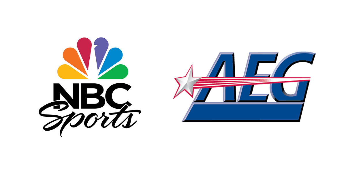 NBC Sports and AEG logo
