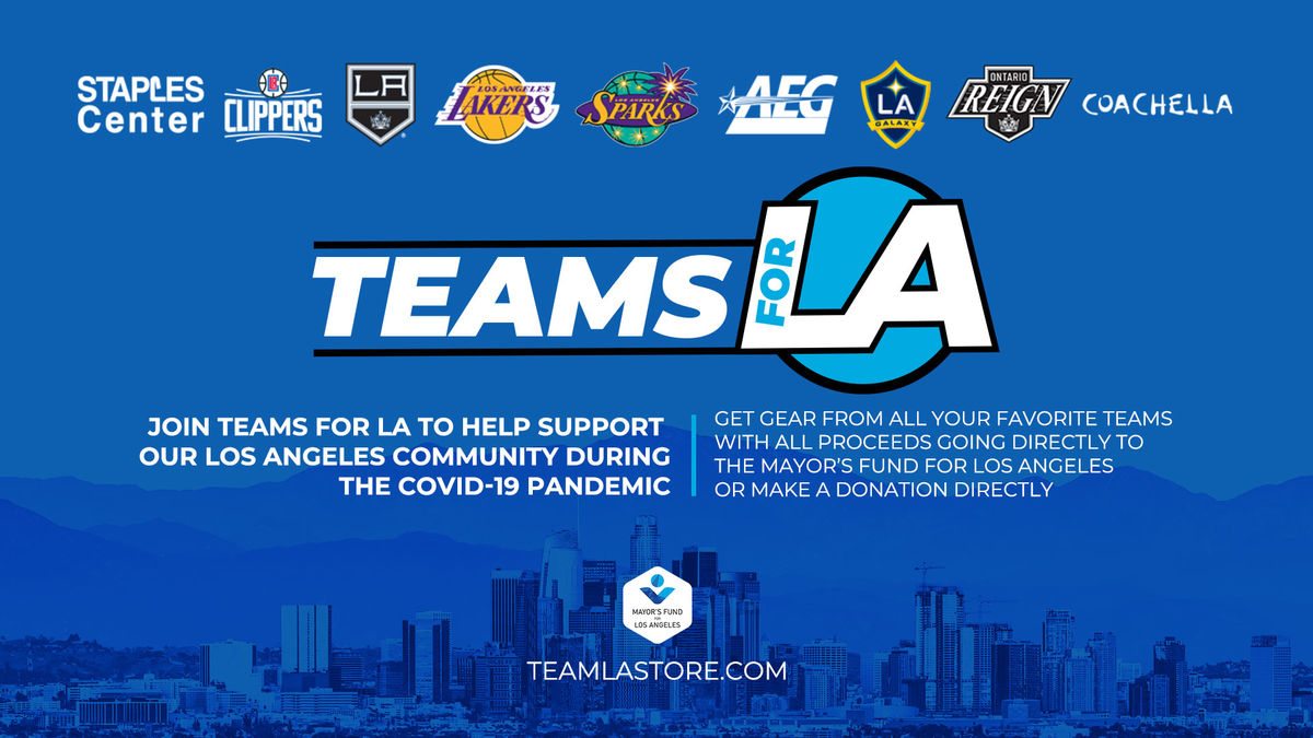 AEG, the LA Clippers, LA Galaxy, LA Kings, Los Angeles Lakers, LA Sparks and Rank + Rally have joined forces to launch the TEAMS
