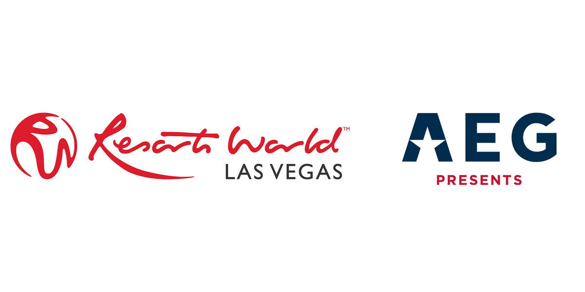 Resort World Las Vegas logo and AEG Presents logo