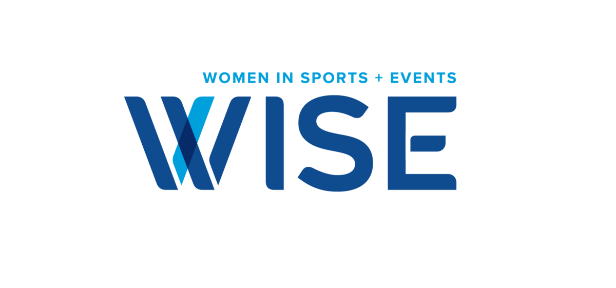 Women in Sports and Events logo.