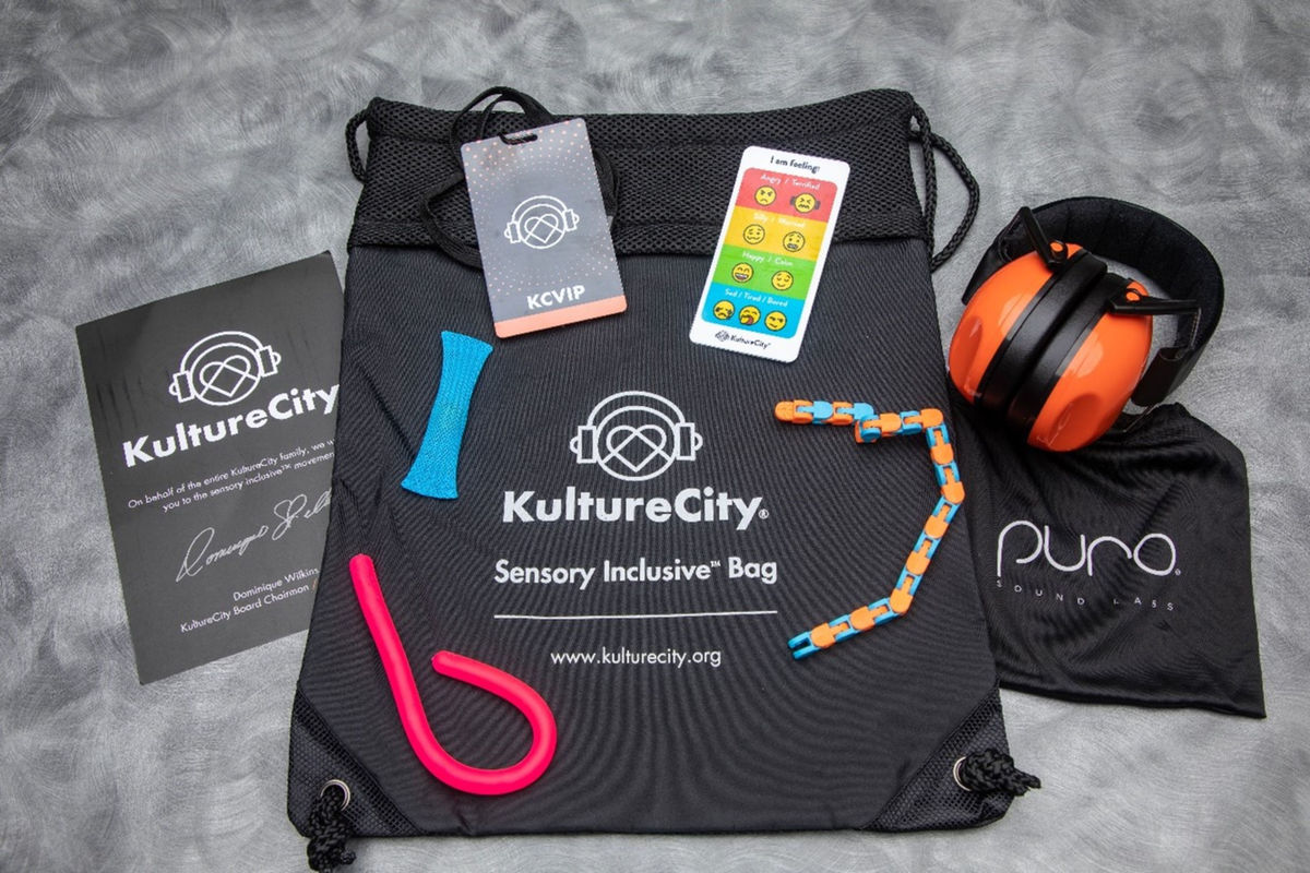 Sensory bags, equipped with noise canceling headphones, fidget tools, verbal cue cards, and weighted lap pads, will be available to all guests at Crypto.com Arena