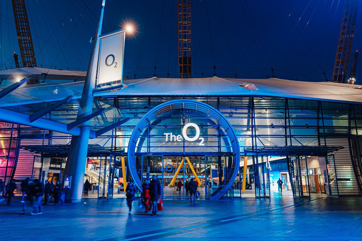 Entrance of The O2.