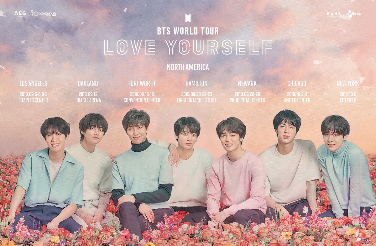 First-Ever North American Stadium BTS Concert to Take Place at Citi Field in New York as Part of the Sold Out ‘LOVE YOURSELF’ World Tour (Graphic: Business Wire)