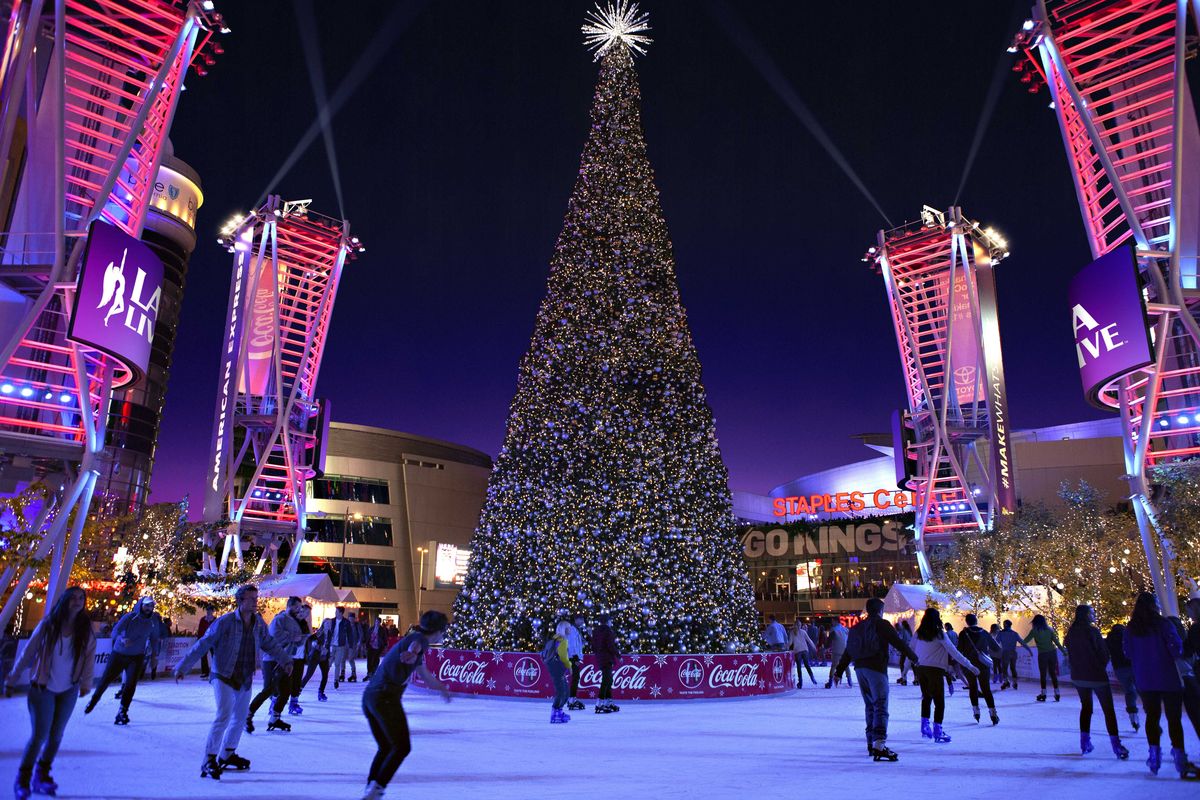 LA Kings Holiday Ice presented by Coca-Cola® returns to L.A. LIVE November 27, 2021 - January 8, 2022 in downtown Los Angeles.