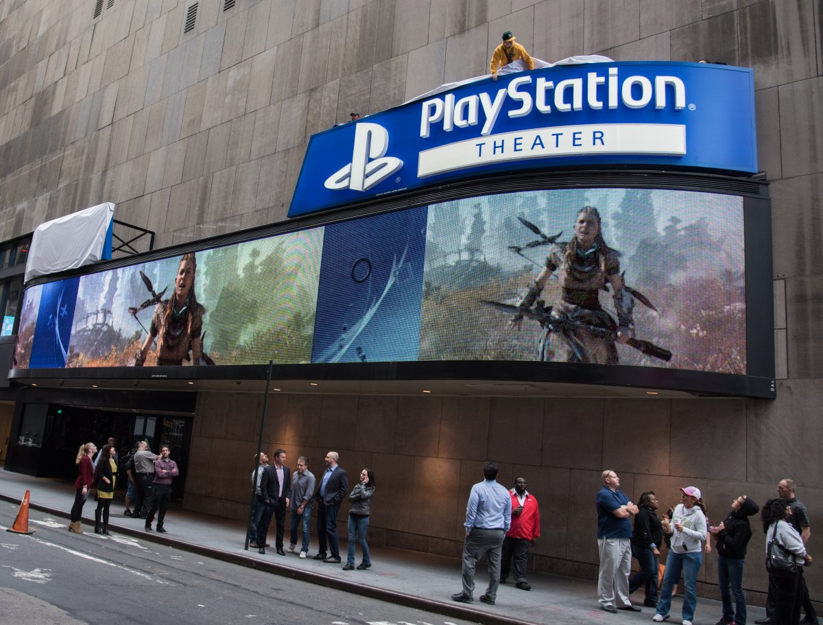 Exterior image of Playstation Theatre from the street during the day