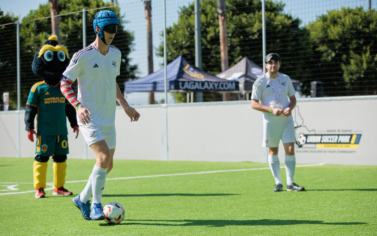 LA Galaxy Host USA Blind Soccer Men’s National Team’s Debut in Southern California