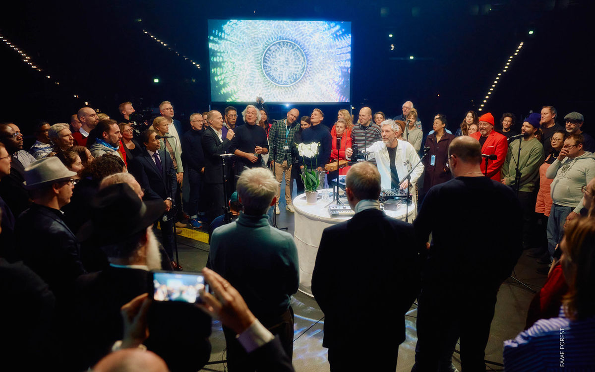 FAME FOREST, brought together interfaith leaders, performers and the general public to create the world’s first digital mandala symbolizing inclusion