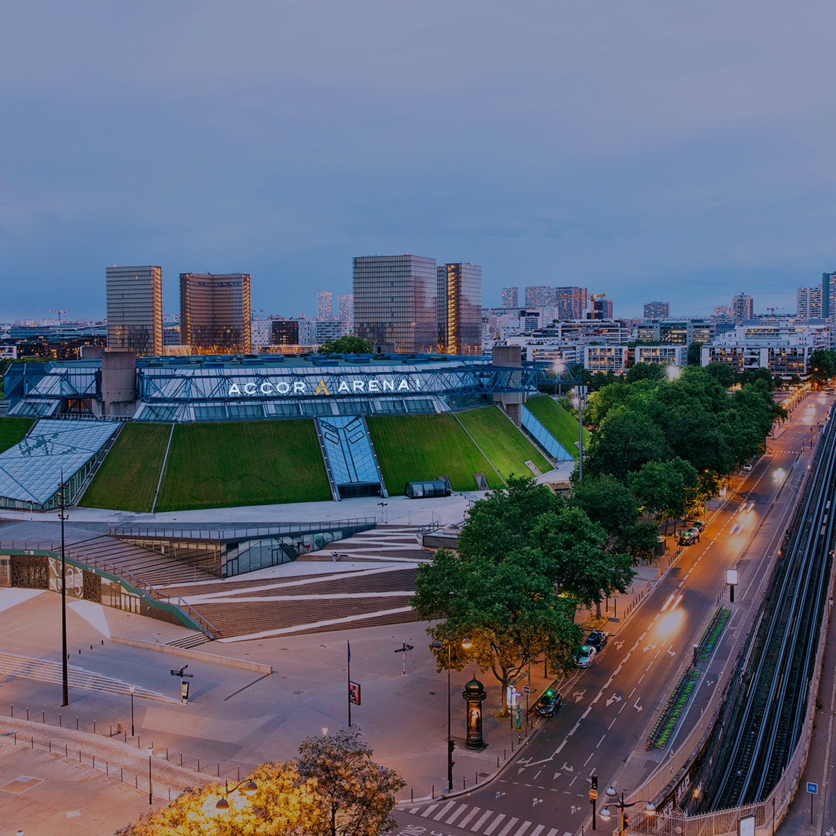 Exterior Image of AccorHotels Arena